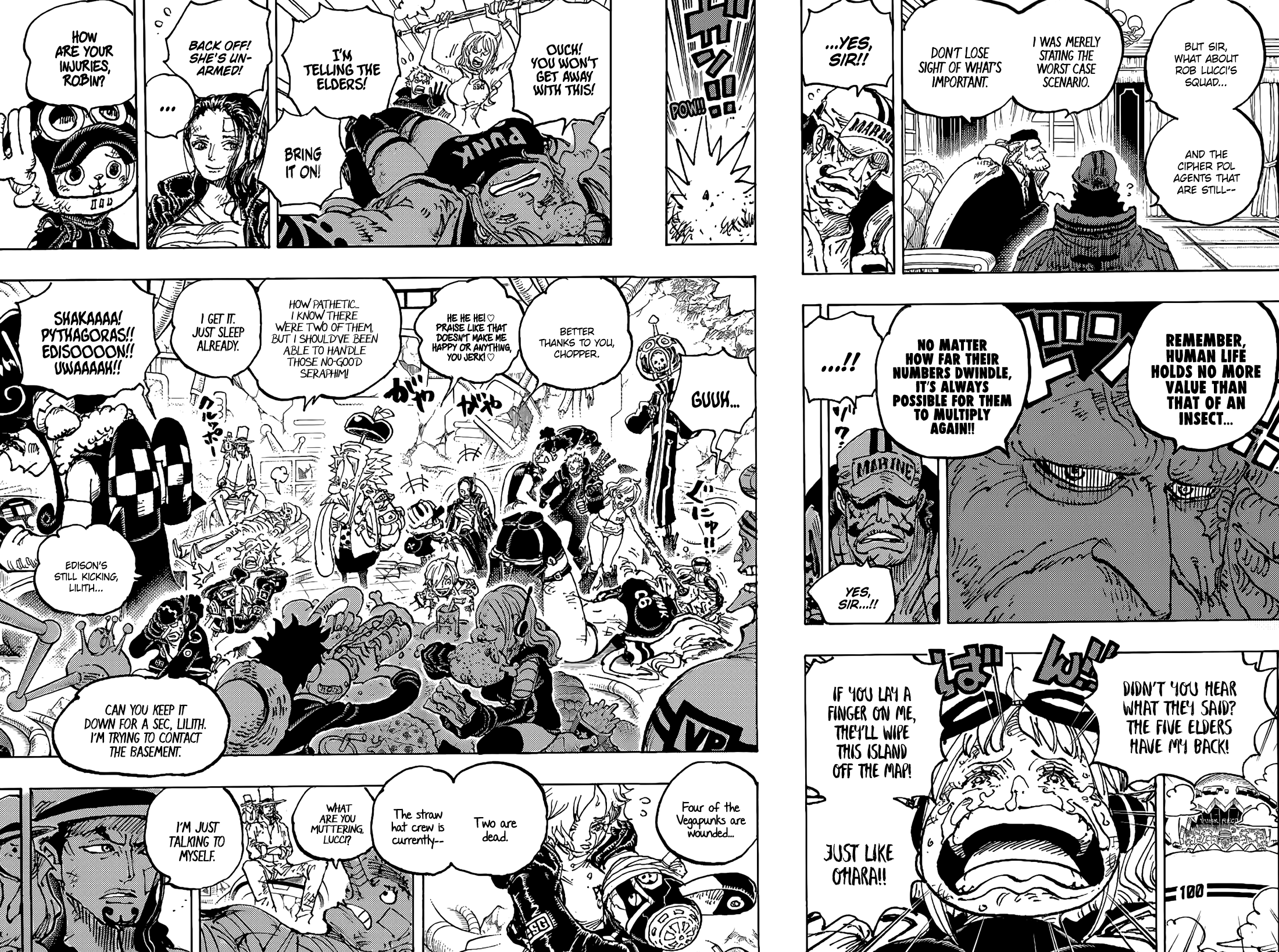 One piece chapter 1037 in 2023  One piece comic, One piece manga, Comic  style art